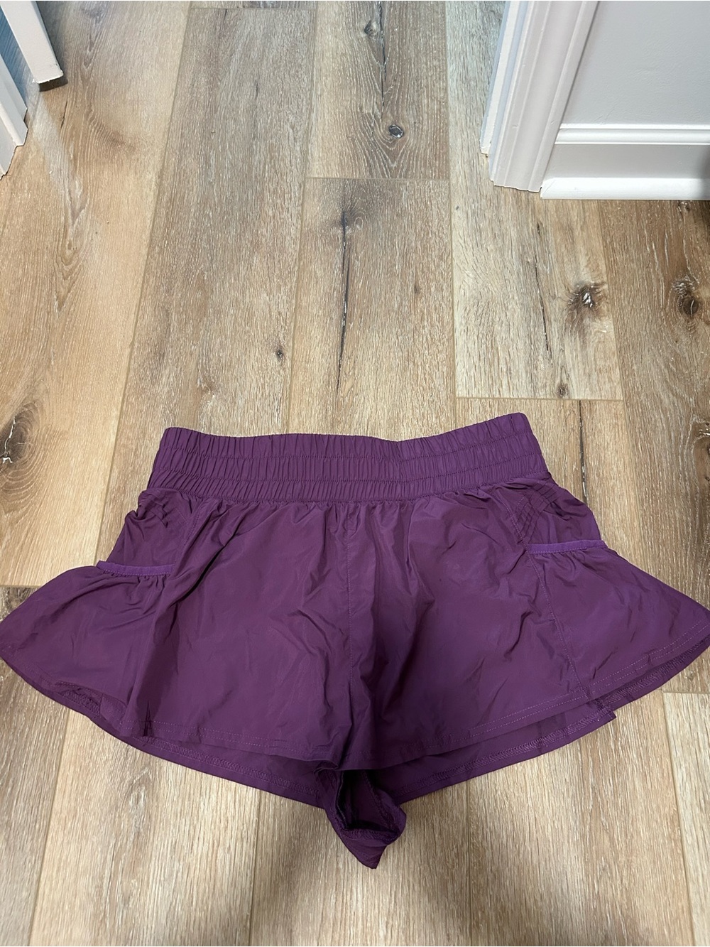FP Movement by Free People Deep Plum Athletic Shorts